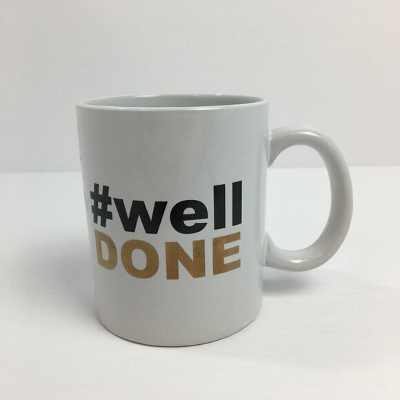 Well Done Gold Home Essentials  Coffee Tea Cup Mug - Picture 2 of 4
